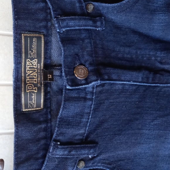 Pink Victoria Secret straight leg jeans - Picture 4 of 6